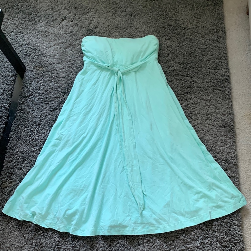 lululemon athletica Mint Green Halter Midi Dress - Picture 2 of 10